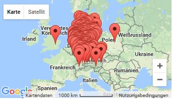 map of qualified vets